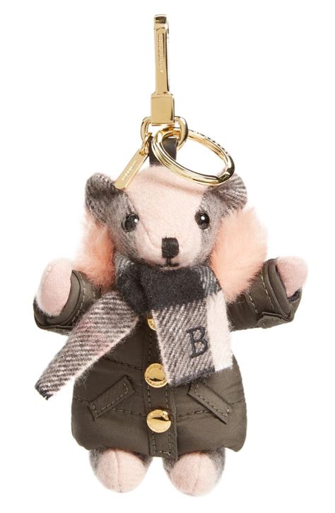 burberry thomas bear bag charm|burberry shearling charm.